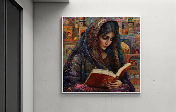 Literary Oasis- Cultural Heritage Digital Art Print